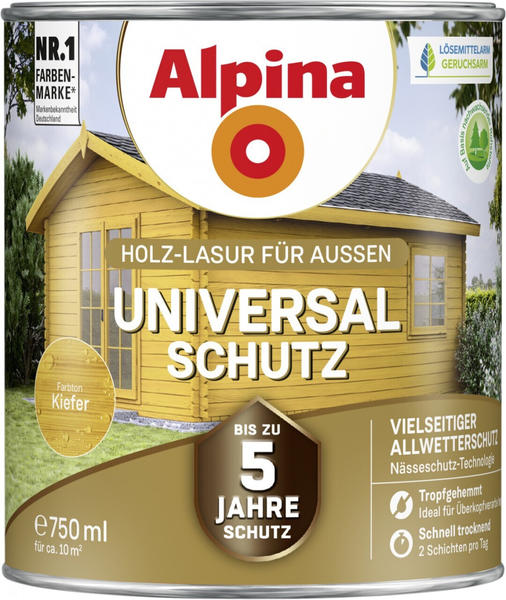Alpina Farben Universal-Schutz seidenmatt 750 ml Kiefer