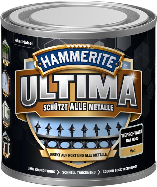 Hammerite Ultima 250 ml tiefschwarz matt