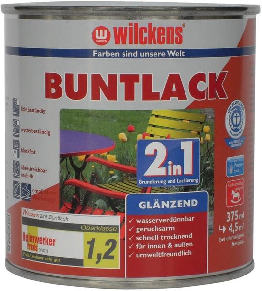 Wilckens Buntlack 2in1 glänzend 375 ml cremeweiss