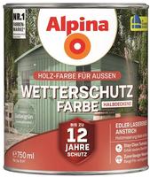 Alpina Holz-Wetterschutz-Farben &ndash; Salbeigr&uuml;n, halbdeckend &ndash; bis zu 12 Jahre