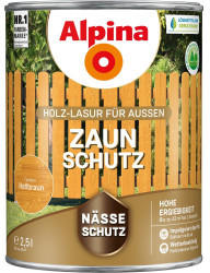 Alpina Farben Zaun-Schutz 2,5 l hellbraun