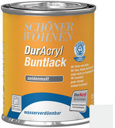 Schöner Wohnen DurAcryl Buntlack seidenmatt 125 ml Altweiß