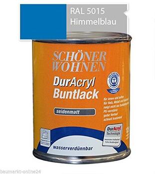 Schöner Wohnen DurAcryl Buntlack seidenmatt 125 ml Himmelblau