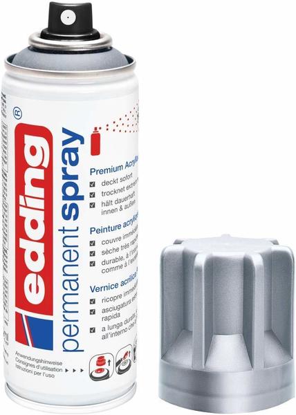 edding 5200 Permanent-Spray silber seidenmatt