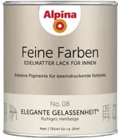 Feine Farben Lack No. 08 Elegante Gelassenheit Hellbeige Edelmatt 750 Ml Buntlacke -