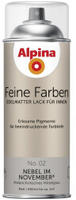 Feine Farben Spr&uuml;hlack No. 02 Nebel Im November Mittelgrau Edelmatt 400 Ml
