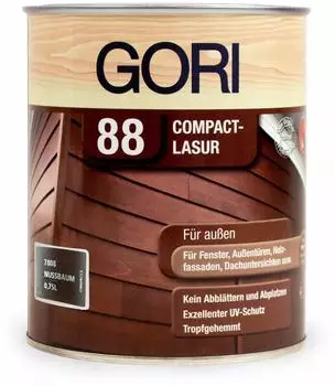 Gori 88 Compact Mittelschicht-Holzlasur nussbaum 0,75l