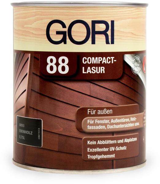 Gori 88 Compact Mittelschicht-Holzlasur ebenholz 0,75l