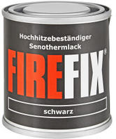 Firefix - Ofenlack Schwarz 125 Ml Ofenzubeh&ouml;r Thermolack Ofenfarbe Hitzebest&auml;ndig