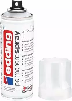 edding Permanent Spray Klarlack seidenmatt 200 ml
