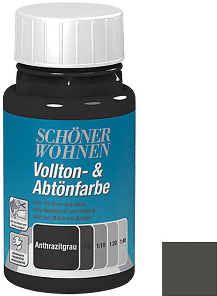 Schöner Wohnen Vollton- & Abtönfarbe Anthrazitgrau 125 ml matt