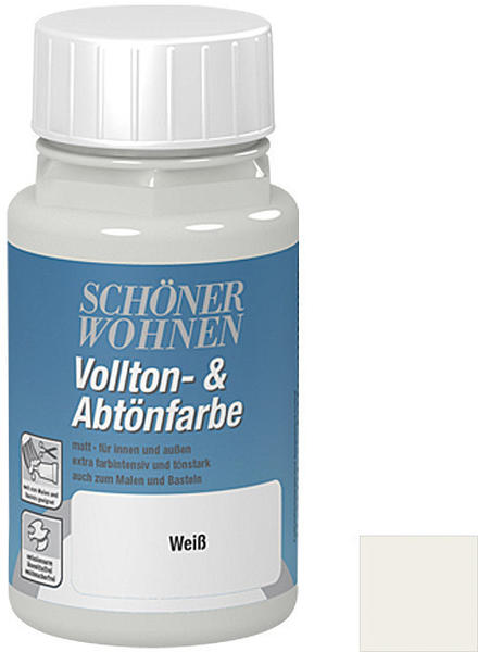 Schöner Wohnen Vollton- & Abtönfarbe 125 ml Weiß matt