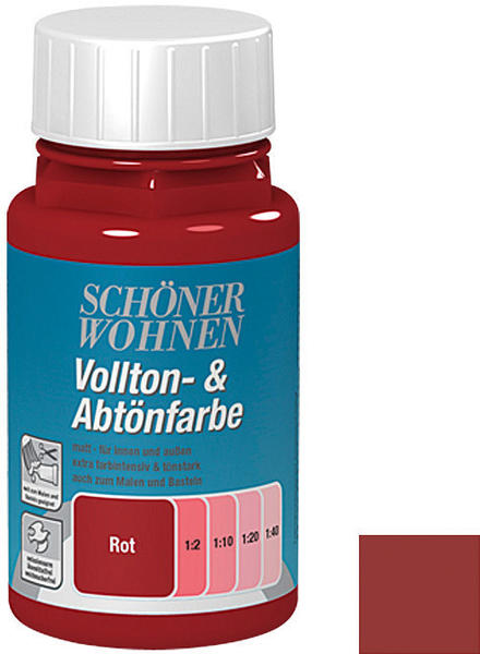 Schöner Wohnen Vollton- & Abtönfarbe 125 ml Rot matt