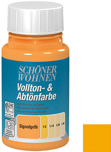 Schöner Wohnen Vollton- & Abtönfarbe 125 ml Signalgelb matt