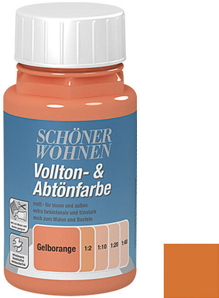 Schöner Wohnen Vollton- & Abtönfarbe 125 ml Gelborange matt