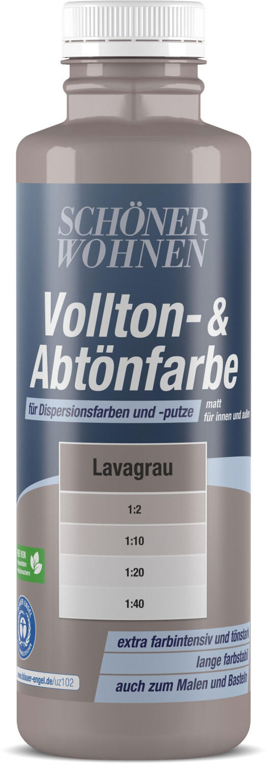 Schöner Wohnen Vollton- & Abtönfarbe Lavagrau 500 ml Test Black Friday  Deals TOP Angebote ab 7,99 € (November 2023)