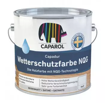 Caparol Capadur Wetterschutzfarbe NQG wei&szlig; 0,75 l