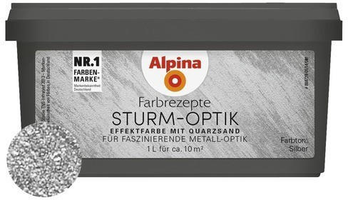 Alpina Farben Farbrezepte Sturm-Optik Silber