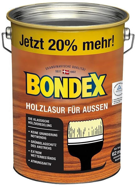 Bondex Holzlasur für außen 4,8 l Mahagoni
