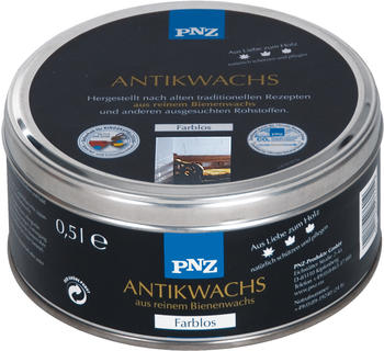 PNZ Antikwachs: hellbraun - 0,5 Liter