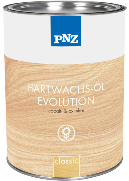 PNZ Hartwachs-Öl evolution farbig: bernstein - 2,5 Liter