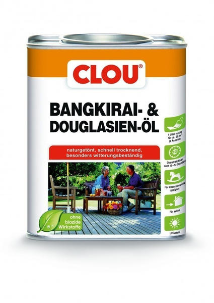 Clou CLOU Bangkirai- und Douglasienöl 2,5l naturgetönt