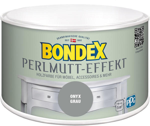 Bondex Perlmutt-Effekt 0,5 l Onyx Grau