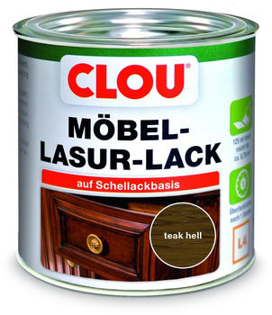 CLOU Möbel-Lasur-Lack L4 125 ml Teak hell