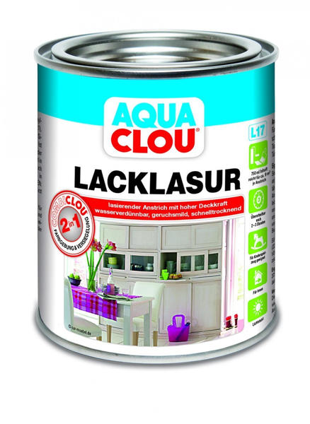 CLOU AQUA COMBI Lack-Lasur 750 ml Mahagoni