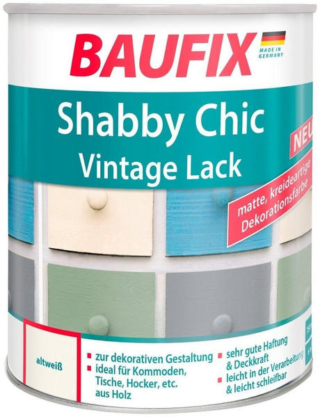 Baufix GmbH Baufix Shabby Chic Vintage Lack 0,75 l altweiß