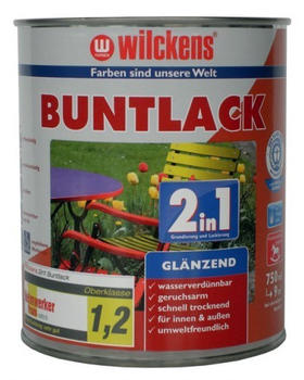 Wilckens Buntlack 2in1 glänzend 125 ml raspgelb