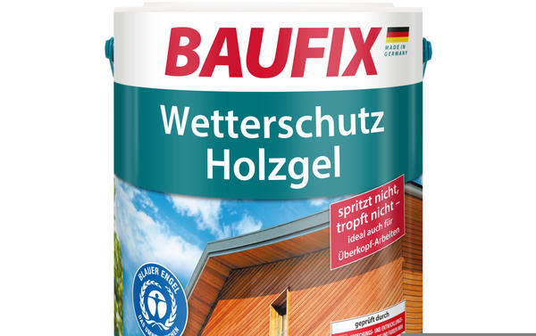 Baufix Wetterschutz-Holzgel graphitgrau