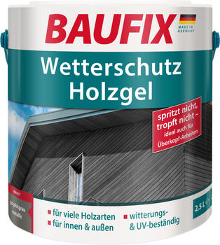 Baufix Wetterschutz-Holzgel graphitgrau metallic
