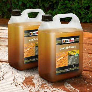 IsolBau Natur Holzschutz Lein&ouml;l-Firnis 10L