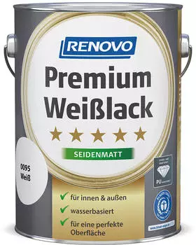 Renovo Premium Weisslack seidenmatt 2,5L weiss 0095