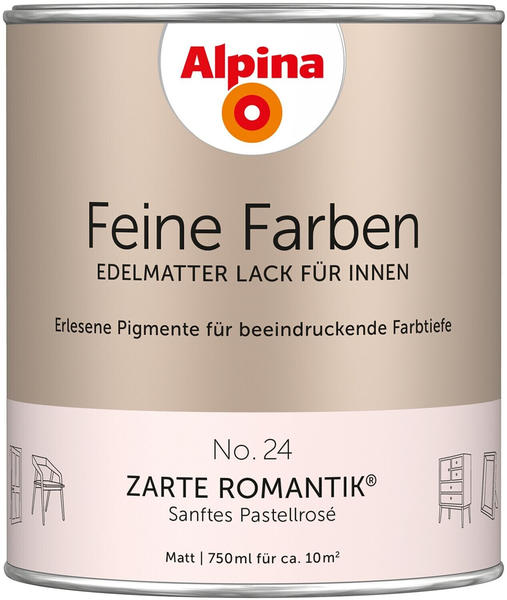 Alpina Farben Feine Farben edelmatter Lack für Innen Zarte Romantik No 24 750 ml