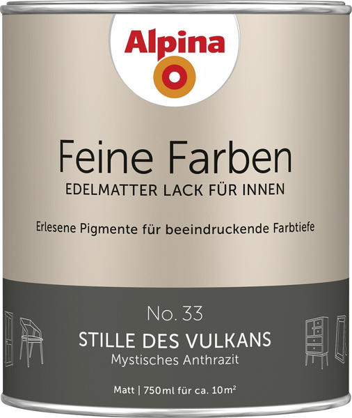 Alpina Farben Alpina Feine Farben edelmatter Lack für Innen No 33 Stille des Vulkans 0,75l