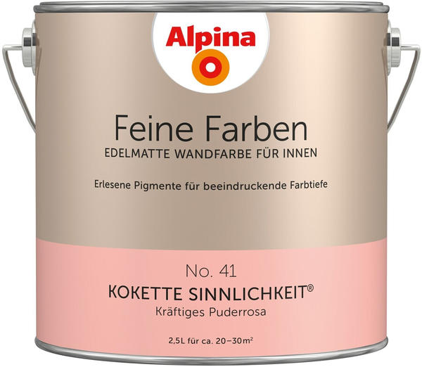 Alpina Farben Feine Farben edelmatte Wandfarbe No 41 Kokette Sinnlichkeit 2,5l