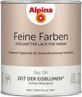 Feine Farben Lack No. 04 Zeit Der Eisblumen Blassgrau Edelmatt 750 Ml Buntlacke -