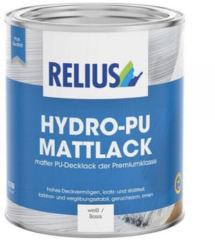 Relius Hydro-PU Mattlack wei&szlig; 0,375l