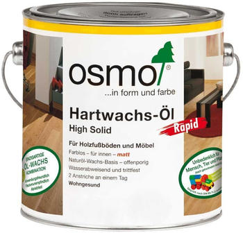 Osmo Hartwachs-Öl Rapid Farblos matt (25 l)