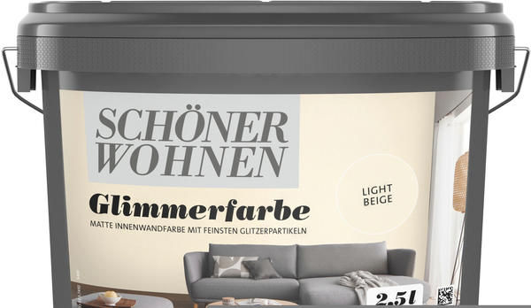 Schöner Wohnen Glimmerfarbe Light Beige 2,5 l