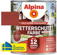 Alpina Wetterschutz-farbe Deckend Schwedenrot 2,5l - 951207