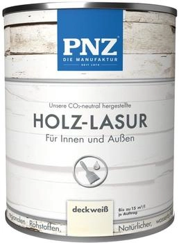 PNZ Holz-Lasur: deckweiß - 0,25 Liter