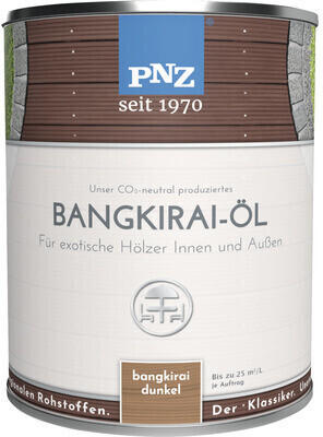 PNZ Bangkirai-Öl: bangkirai dunkel - 5 Liter