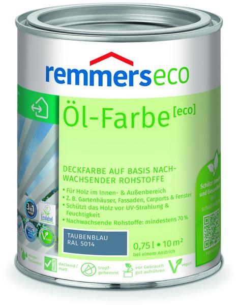 Remmers eco Öl-Farbe 0,75 l Taubenblau