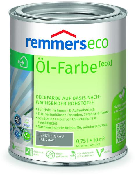 Remmers eco Öl-Farbe 0,75 l Fenstergrau