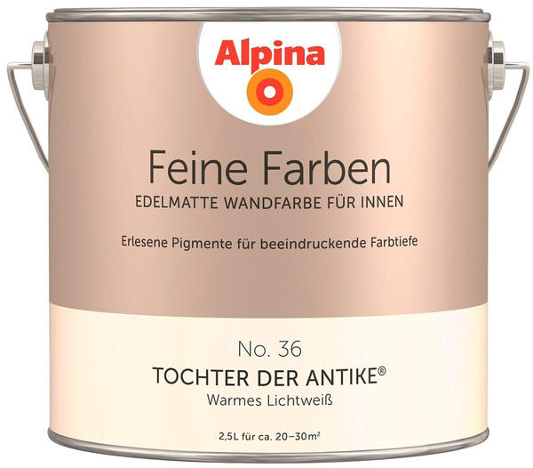 Alpina Farben Feine Farben edelmatte Wandfarbe für Innen Tochter der Antike 2,5l
