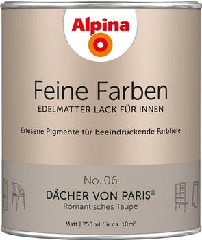 Alpina Farben Feine Farben edelmatter Lack für innen No 06 Dächer von Paris 0,75l