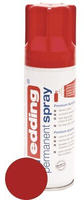 Edding Spr&uuml;hfarbe 5200 Permanent Spray, 200 ml, verkehrsrot, gl&auml;nzend, RAL 3020,